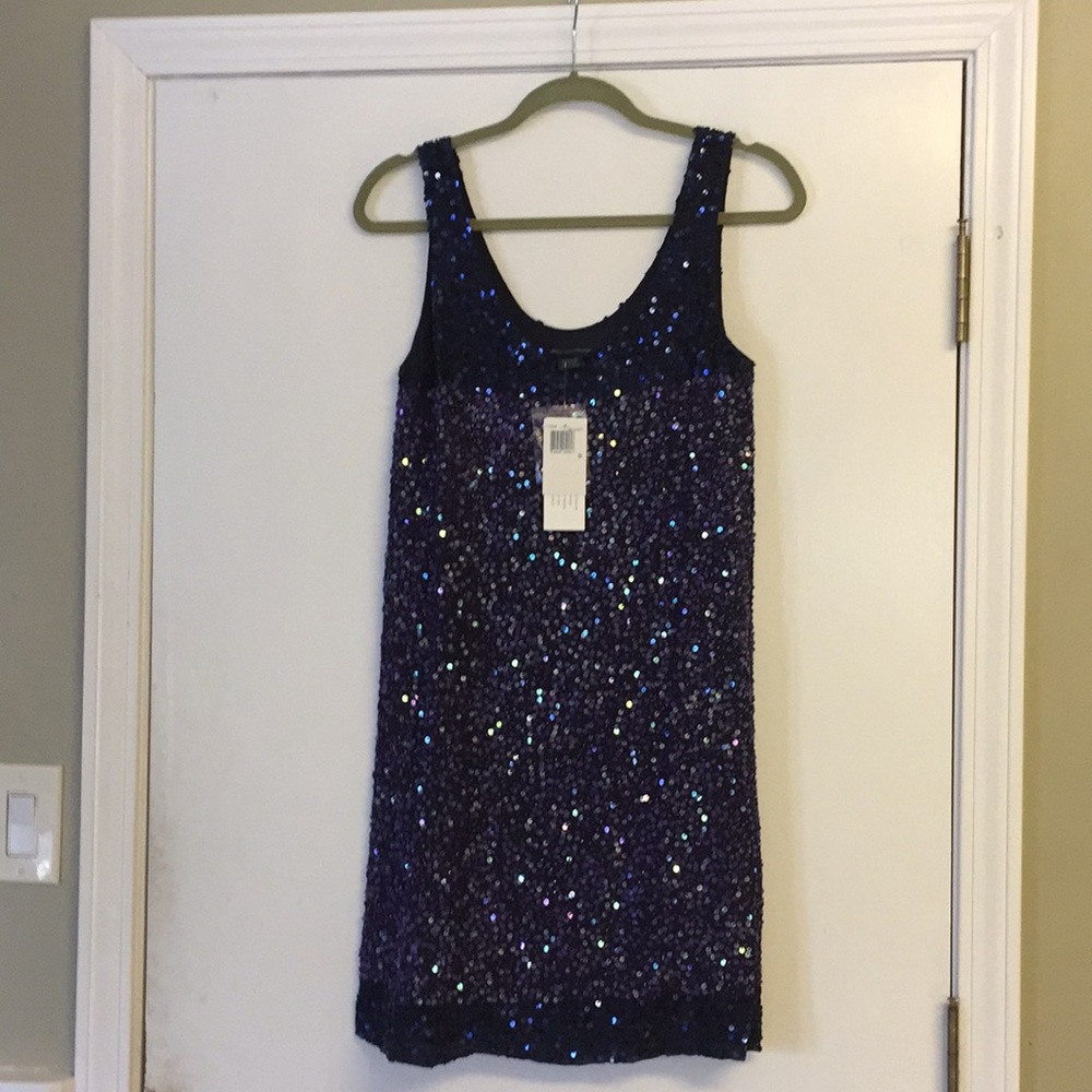 Beautiful French Connection sequined dress.